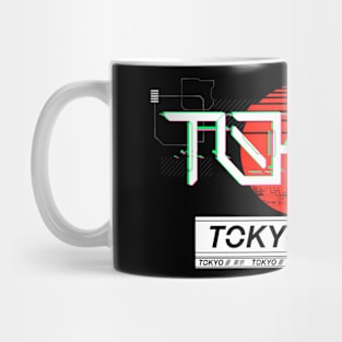 Tokyo Japan Cyberpunk Vaporwave Mug